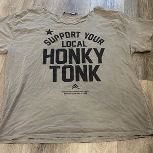 Support Your Local Honky Tonk Tan Tee
